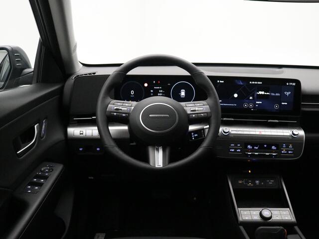 Hyundai Kona 1.6 GDI HEV Premium / Hybride rijden met digitale luxe en verwarmd comfort