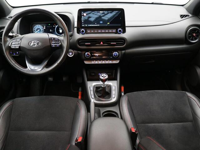 Hyundai Kona 1.0 T-GDI N Line / Navigatie / N-line edition / NL auto / 1ste Eigenaar / Dealer onderhouden / Fabrieksgarantie tot 14-04-2027 / 18" LMV / All seasonbanden /