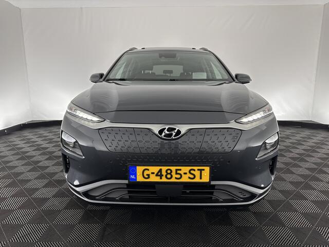 Hyundai Kona EV Premium 64 kWh (INCL-BTW) *FULL-LEATHER | HEAD-UP | FULL-LED | NAVI-FULLMAP | DAB | ADAPTIVE-CRUISE | KRELL-AUDIO | KEYLESS | CAMERA | BLIND-SPOT | LANE-ASSIST | DIGI-COCKPIT | COMFORT-SEATS | 17''ALU*