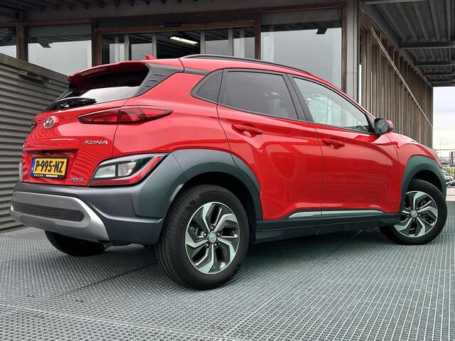 Hyundai Kona 1.6 GDI HEV Fashion , Automaat , Camera , Adaptive Cruise , Carplay , Head-Up Display , Stof , Navi , DAB , Dodehoekdetectie , Digital Cockpit ,