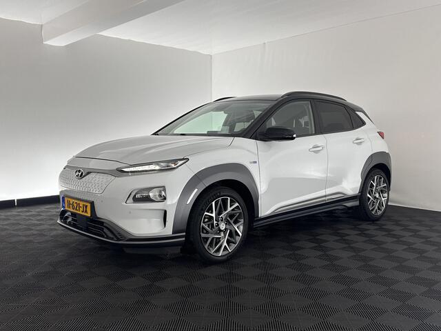 Hyundai Kona EV Premium 64 kWh [ 3-Fase ] (INCL-BTW) *HEAT-PUMP | FULL-LEATHER | HEAD-UP | FULL-LED | NAVI-FULLMAP | DAB | ADAPTIVE-CRUISE | KRELL-AUDIO | KEYLESS | CAMERA | BLIND-SPOT | LANE-ASSIST | DIGI-COCKPIT | COMFORT-SEATS | 1