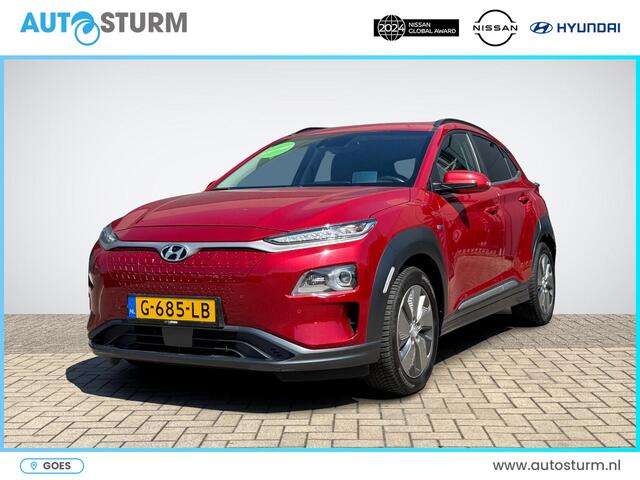Hyundai Kona EV Premium 64 kWh | Leder | Head-Up Display | Stuur- + Stoelverwarming | Apple Carplay/Android Auto | Premium Audio | Rijklaarprijs!