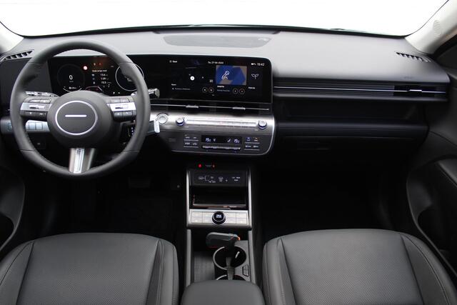 Hyundai Kona 1.6 GDI HEV Premium / Stoelverwarming & Verkoeling / Navigatie + Apple Carplay/Android Auto / Cruise Control Adaptief / Bose / Lederen Bekleding /