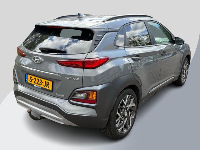 Hyundai Kona 1.6 GDI HEV Premium 104pk Trekhaak | Achteruitrijcamera | Head Up Display | Volledig Leder | Dodehoeksensoren