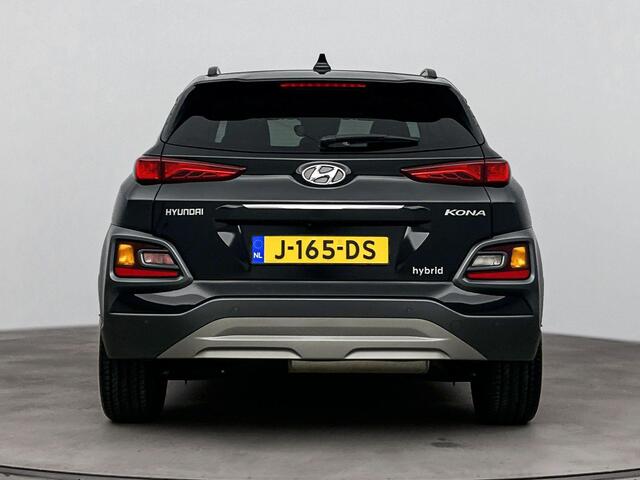 Hyundai Kona 1.6 GDI HEV Premium Sky Navigatie | cruise controle | apple carplay | panorama open dak | leder | stoelverwarming |