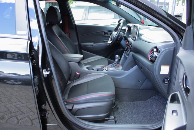 Hyundai Kona 1.6 GDI HEV Premium |dealer onderhouden|HUD|stoel/stuurverwarming|camera|