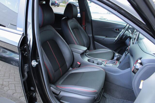 Hyundai Kona 1.6 GDI HEV Premium |dealer onderhouden|HUD|stoel/stuurverwarming|camera|