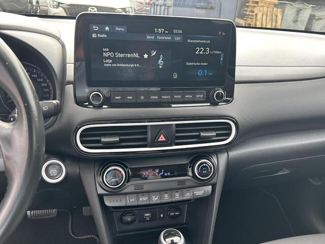 Hyundai Kona 1.6 GDI HEV Fashion Navigatiesysteem| Achterruitrijcamera| Sportvelgen| Parkeersensors achter| Climate control| Cruisecontrol|