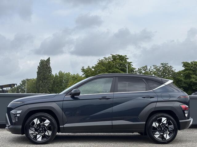 Hyundai Kona 1.6 GDI HEV Premium | Lederen bekleding Stoelventilatie Stoelverwarming voor & achter| Dodehoek camera | Bose Premium sound |