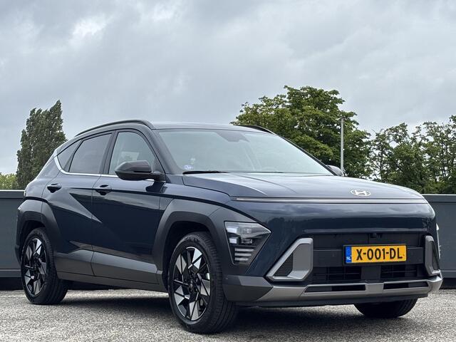 Hyundai Kona 1.6 GDI HEV Premium | Lederen bekleding Stoelventilatie Stoelverwarming voor & achter| Dodehoek camera | Bose Premium sound |