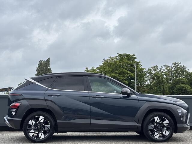 Hyundai Kona 1.6 GDI HEV Premium | Lederen bekleding Stoelventilatie Stoelverwarming voor & achter| Dodehoek camera | Bose Premium sound |