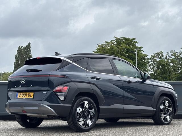 Hyundai Kona 1.6 GDI HEV Premium | Lederen bekleding Stoelventilatie Stoelverwarming voor & achter| Dodehoek camera | Bose Premium sound |