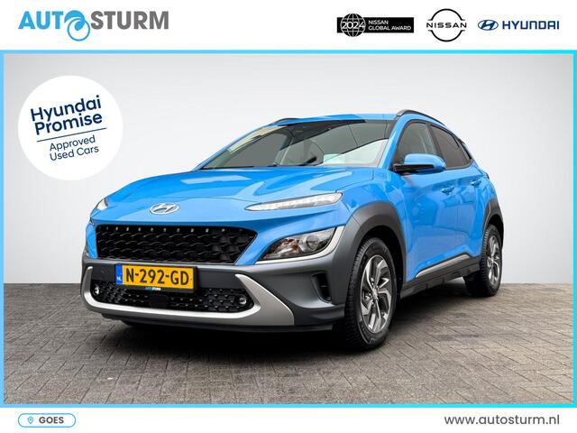 Hyundai Kona 1.6 GDI HEV Fashion | Navigatie | Camera | Apple Carplay/Android Auto | Head-Up Display | Premium Audio | Adapt. Cruise Control | Rijklaarprijs!