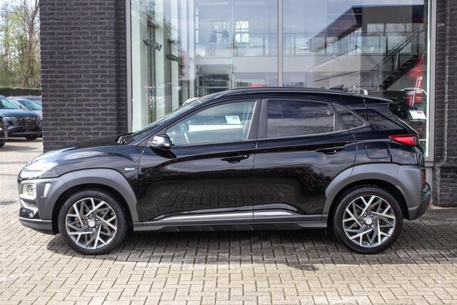 Hyundai Kona 1.6 GDI HEV Premium - All-in rijklrprs | Dealer ond. | HUD | Leer | Adpt. cruise