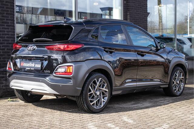 Hyundai Kona 1.6 GDI HEV Premium - All-in rijklrprs | Dealer ond. | HUD | Leer | Adpt. cruise