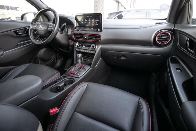 Hyundai Kona 1.6 GDI HEV Premium - All-in rijklrprs | Dealer ond. | HUD | Leer | Adpt. cruise