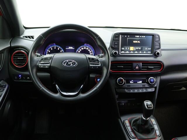 Hyundai Kona 1.0 T-GDI Premium | Achteruitrijcamera | Leder | Parkeer sensore