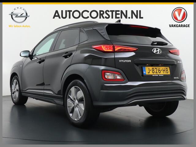 Hyundai Kona EV 64kWh AUT.204pk Grootste ACCU Adaptieve Cruise Control Camera Navi Apple Carplay Android Auto Head-Up Display Ecc DAB Keyless Pdc Regen-Lichtsensor Electric Led Blindspot Monitoring LaneAssist Subwoofer Voorruit verwarmbaar Bluetooth Privacy Glas Lmv 1