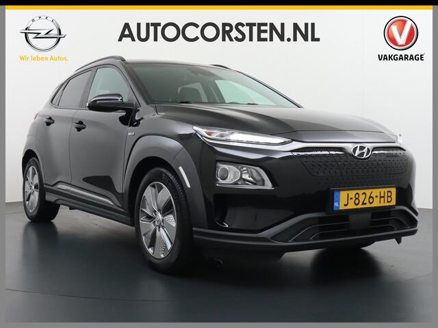Hyundai Kona EV 64kWh AUT.204pk Grootste ACCU Adaptieve Cruise Control Camera Navi Apple Carplay Android Auto Head-Up Display Ecc DAB Keyless Pdc Regen-Lichtsensor Electric Led Blindspot Monitoring LaneAssist Subwoofer Voorruit verwarmbaar Bluetooth Privacy Glas Lmv 1