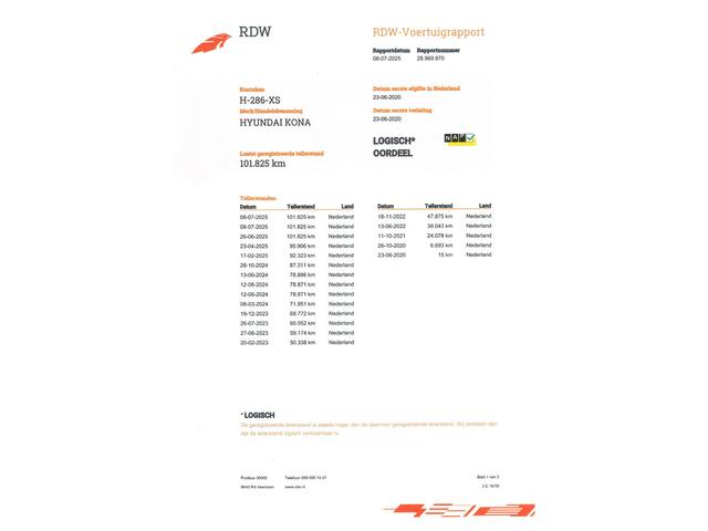 Hyundai Kona EV Premium 64 kWh (204 PK) 1e-Eig. & Dealer-Onderh. BOVAG-Garantie. NL-Auto.