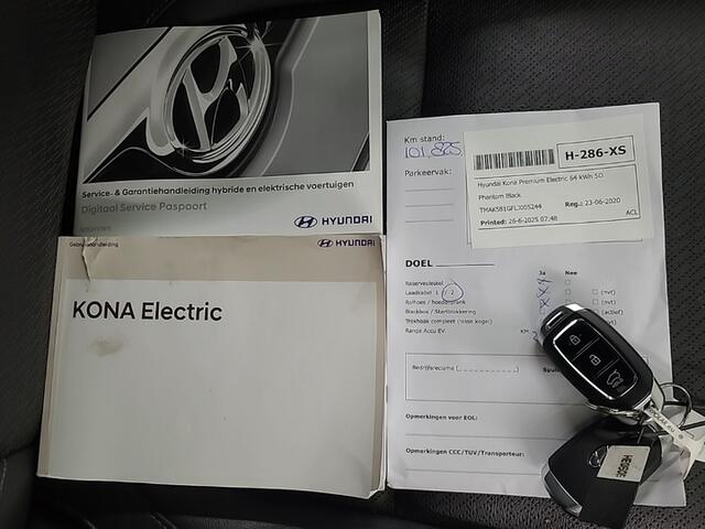 Hyundai Kona EV Premium 64 kWh (204 PK) 1e-Eig. & Dealer-Onderh. BOVAG-Garantie. NL-Auto.