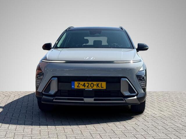 Hyundai Kona 1.6 GDI HEV Premium | Two-Tone Lakkleur | Stoelverwarming + -Ventilatie | 360° Camera | Leder | Navigatie | Apple Carplay/Android Auto | Geheugenstoel | Rijklaarprijs!