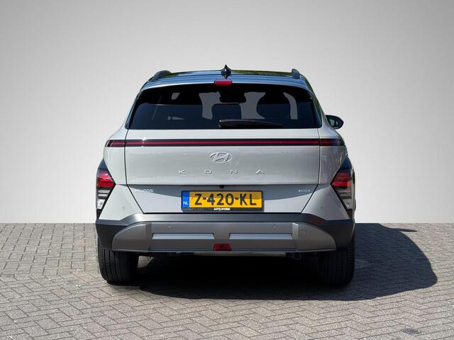 Hyundai Kona 1.6 GDI HEV Premium | Two-Tone Lakkleur | Stoelverwarming + -Ventilatie | 360° Camera | Leder | Navigatie | Apple Carplay/Android Auto | Geheugenstoel | Rijklaarprijs!