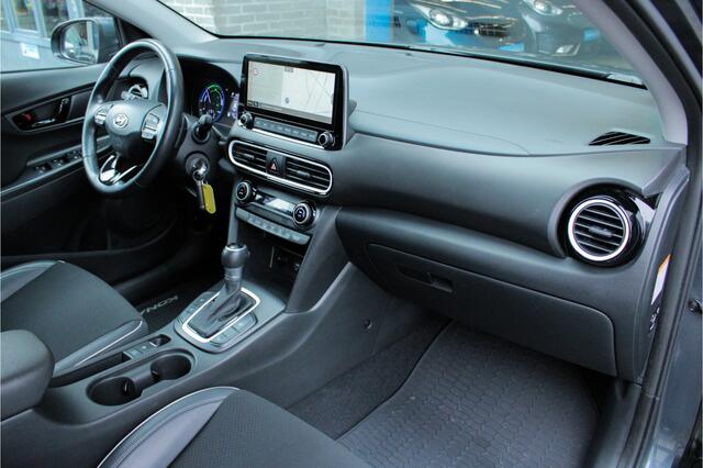 Hyundai Kona 1.6 GDI HEV Premium |trekhaak|stoel/stuurverwarming|camera|HUD|