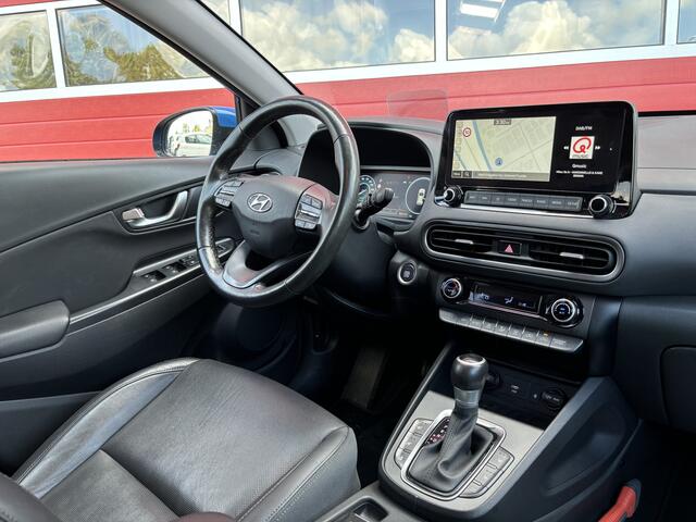 Hyundai Kona 1.6 GDI HEV Premium FACELIFT / TREKHAAK / LEDER / STOELVERW / STOELVERKOEL / STUURVERW / CAMERA / DAB+ / CAMERA / NL-AUTO