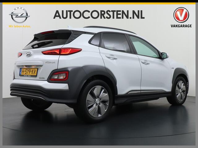 Hyundai Kona 64kWh EV AUT.204pk Krell®-Audio Grootste ACCU Adaptieve Cruise Control Camera Navi Apple Carplay Android Auto Head-Up Display Ecc DAB Keyless Pdc Regen-Lichtsensor Electric Led Blindspot Monitoring LaneAssist Subwoofer Voorruit verwarmbaar Bluetooth Priva