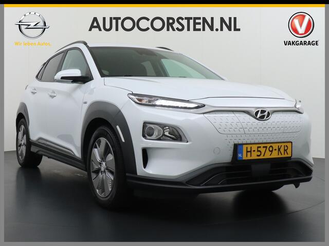 Hyundai Kona 64kWh EV AUT.204pk Krell®-Audio Grootste ACCU Adaptieve Cruise Control Camera Navi Apple Carplay Android Auto Head-Up Display Ecc DAB Keyless Pdc Regen-Lichtsensor Electric Led Blindspot Monitoring LaneAssist Subwoofer Voorruit verwarmbaar Bluetooth Priva