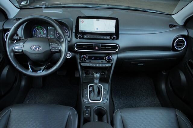 Hyundai Kona 1.6 GDI HEV Premium |trekhaak|stoelventilatie|vol leder|keyless|HUD|