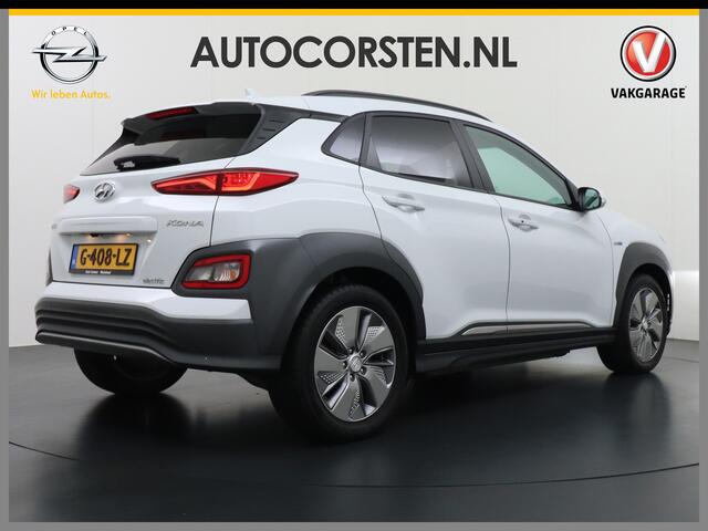 Hyundai Kona EV 64kWh 204pk Premium Leer Head-Up Display Apple Carplay Android Navi Camera Elektr.Stoelen+Verwarmd Adaptive Cruise/Stop&Go Zelfsturend Multimedia Led Keyless DAB+ Keyless Pdc Subwoofer Bluetooth Dodehoek detector Privacy Glas Rijstrooksensor