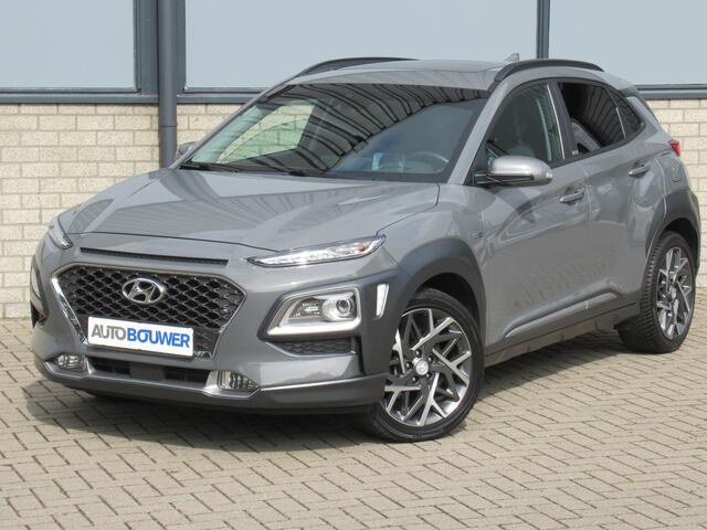Hyundai Kona 1.6 GDI HEV Premium Sky 2e eigen | dealer onder | leder | opendak | keyless | head-up
