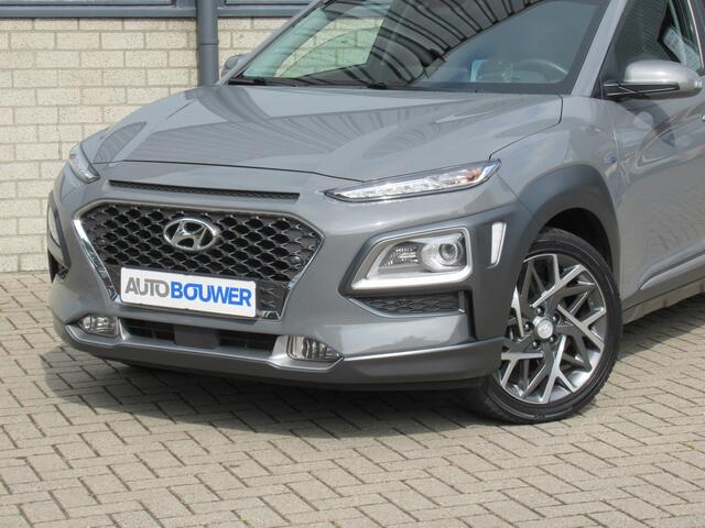 Hyundai Kona 1.6 GDI HEV Premium Sky 2e eigen | dealer onder | leder | opendak | keyless | head-up