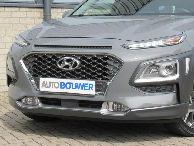 Hyundai Kona 1.6 GDI HEV Premium Sky 2e eigen | dealer onder | leder | opendak | keyless | head-up