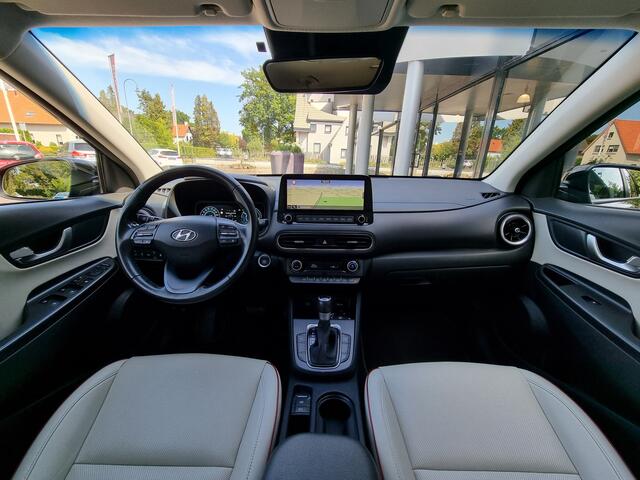 Hyundai Kona 1.6 GDI HEV Automaat Premium | Leder | Head-up | 79dkm | Super uitvoering!