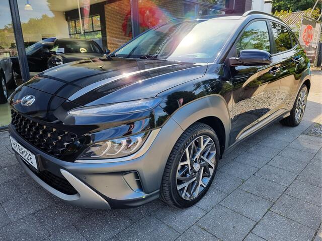 Hyundai Kona 1.6 GDI HEV Automaat Premium | Leder | Head-up | 79dkm | Super uitvoering!
