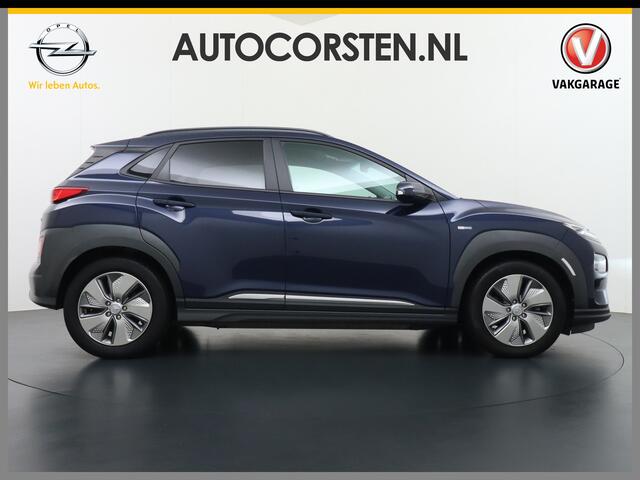 Hyundai Kona Electric EV Premium 64kWh Leer HUD Warmtepomp Adap.Cruise Apple Carplay Android Auto Navi Ecc Krell®-Hifi Audio Stoel-Stuurverwarming Stoelventilatie Blind-Spot Assistance Lane Assist 1e Eigenaar Origineel Nederlandse Auto