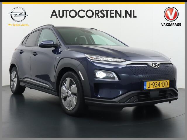 Hyundai Kona Electric EV Premium 64kWh Leer HUD Warmtepomp Adap.Cruise Apple Carplay Android Auto Navi Ecc Krell®-Hifi Audio Stoel-Stuurverwarming Stoelventilatie Blind-Spot Assistance Lane Assist 1e Eigenaar Origineel Nederlandse Auto