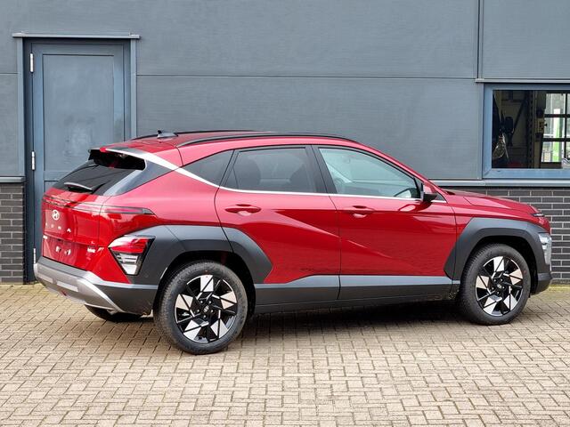 Hyundai Kona 1.6 GDI HEV Premium / Modeljaar 2026 / 3000 Korting / Stoelverkoeling / Stuurverwarming / Stoelverwarming Voor + Achter / Snel Leverbaar! /