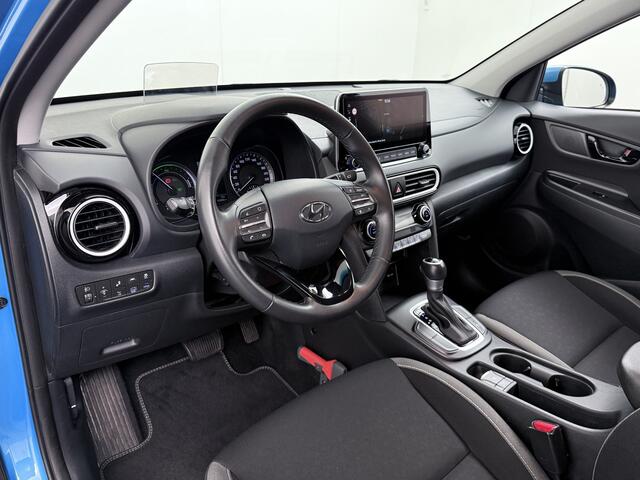 Hyundai Kona 1.6 HEV AUT-6 141pk Adaptive-Cr Trekhaak HUD Camera Android Apple Carplay Navi Bordherkenning PDC Fashion Keyless Head-Up-Display Auto-Pilot (Lane-Assist+ACC) ESP Mild Hybride Priv.Glass Botsing waarsch syst Dodehoek-assistent