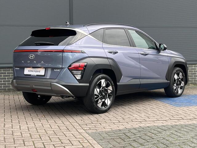 Hyundai Kona 1.6 GDI HEV Premium / Lederen bekleding / Stoel verwarming en ventilatie / 360 Graden Camera / 18 " lm / Led Koplampen /