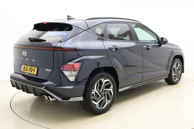 Hyundai Kona 1.6 GDI HEV N Line Hybride automaat | navigatie | Camera | Keyless | Draadloze telefoonlader | Adaptive cruise | Parkeer assistent | Lichtmetalen velgen