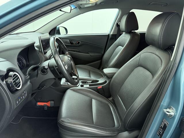 Hyundai Kona 1.6GDI HEV Hybride Premium Leder Trekhaak Krell®-Audio Adap.Cruise Stoel Verwarming/Ventilatie Camera Apple Carplay Android Auto Navi Ecc Pdc Keyless Elek.Stoelen Lmv Head-Up Display Lane Assist Blind-Spot Monitoring Origineel Nederlandse Auto 1e Eigenaar