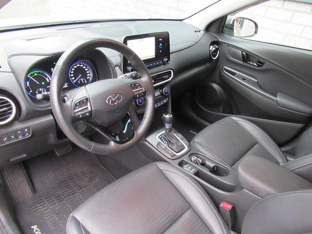 Hyundai Kona 1.6 GDI HEV Premium 2e eigen | dealer onderh | full options! | tr.haak