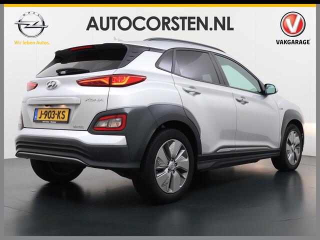 Hyundai Kona EV 64kWh SOH-100% Warmtepomp Adaptive-Cruise Head-Up Display 1/2 Leer Krell®-Hifi Apple Carplay Android Adap.Cruise Camera Navi Pdc Ecc Fashion Keyless Privacy Glas DAB Led Blind Spot Lane Assist Origineel Nederlandse Auto