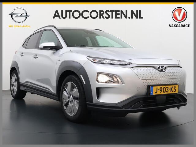 Hyundai Kona EV 64kWh SOH-100% Warmtepomp Adaptive-Cruise Head-Up Display 1/2 Leer Krell®-Hifi Apple Carplay Android Adap.Cruise Camera Navi Pdc Ecc Fashion Keyless Privacy Glas DAB Led Blind Spot Lane Assist Origineel Nederlandse Auto