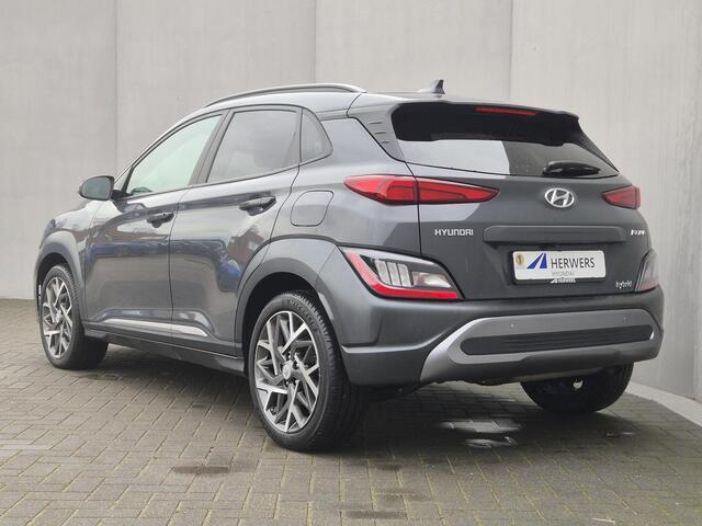 Hyundai Kona 1.6 GDI HEV Fashion Automaat / Fabrieksgarantie tot 02-2028 / Dealer onderhouden / Head Up Display / Keyless Entry/Start / cruise control / Achteruitrijcamera / Draadloze telefoon lader / Krell Audio Systeem /