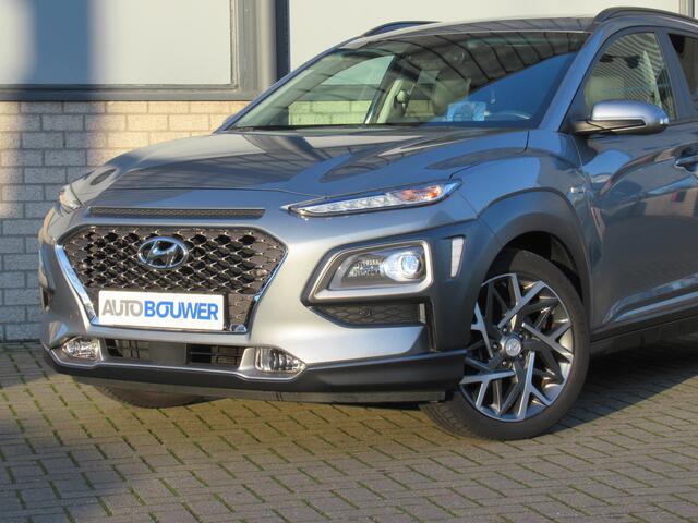 Hyundai Kona 1.6 GDI HEV Premium Sky 1e eigen | dealer onderh | full option!! | leder | schuifdak